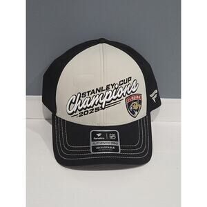 Panthers Fanatics 2025 Stanley Cup Champions Locker Room Adjustable Hat